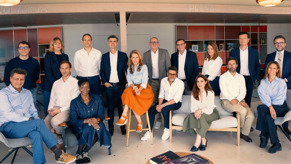 Group photo of the Sacem Board of Directors